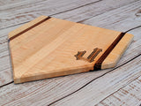 Baseball Home Plate Cutting Board - Charcuterie Board - Customizable